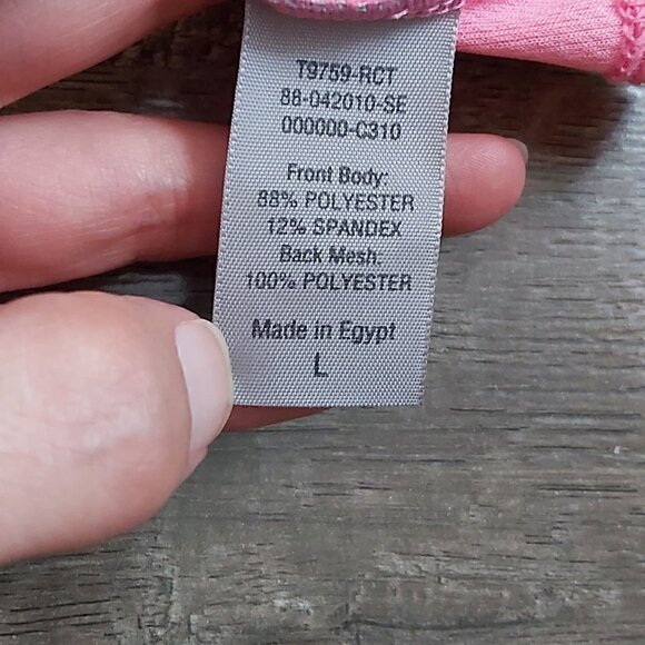 C9 By Champion Girls Pink Tank Top With Mesh Back - Size L - Picture 5 of 6